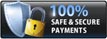 100% SAFE & SECURE PAYMENTS