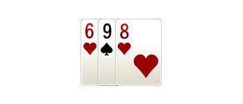 Sequence with joker in rummy