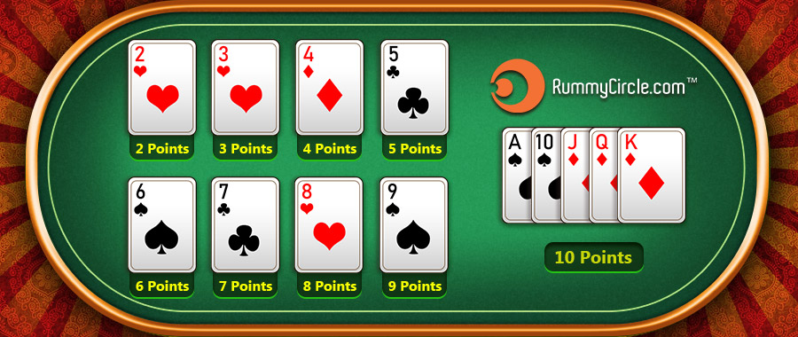 casino card game points