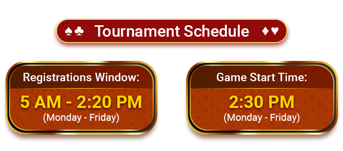 Tournament Schedule